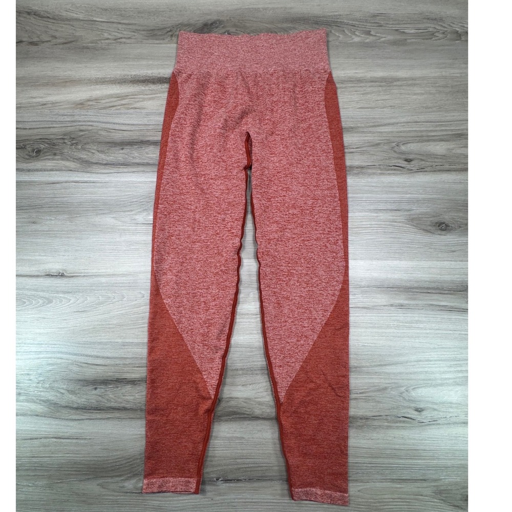 PINK Victoria's Secret Seamless High Waist Leggings Red Heather Small S